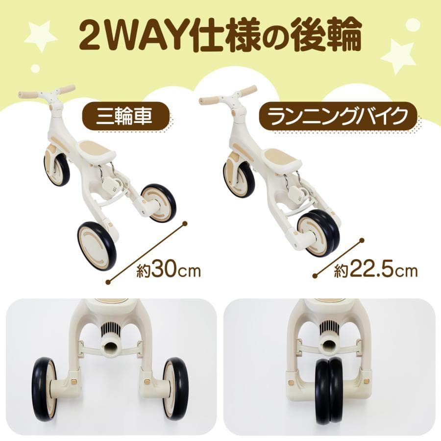 三輪車 手押し棒付き 子供用三輪車 ３色 キッズバイク キックバイク 日除け