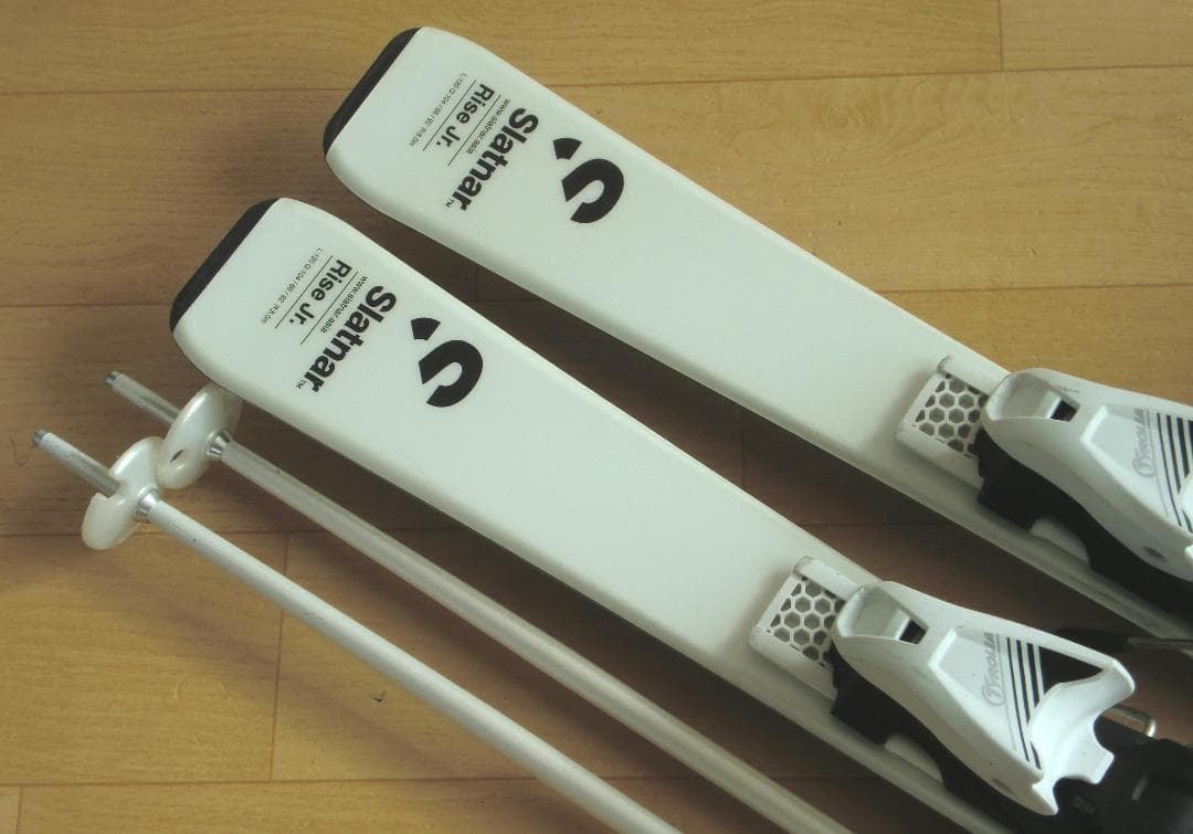 ■■送料無料■Slatnar■子供用スキーセット■板120靴22.5■WAX済■