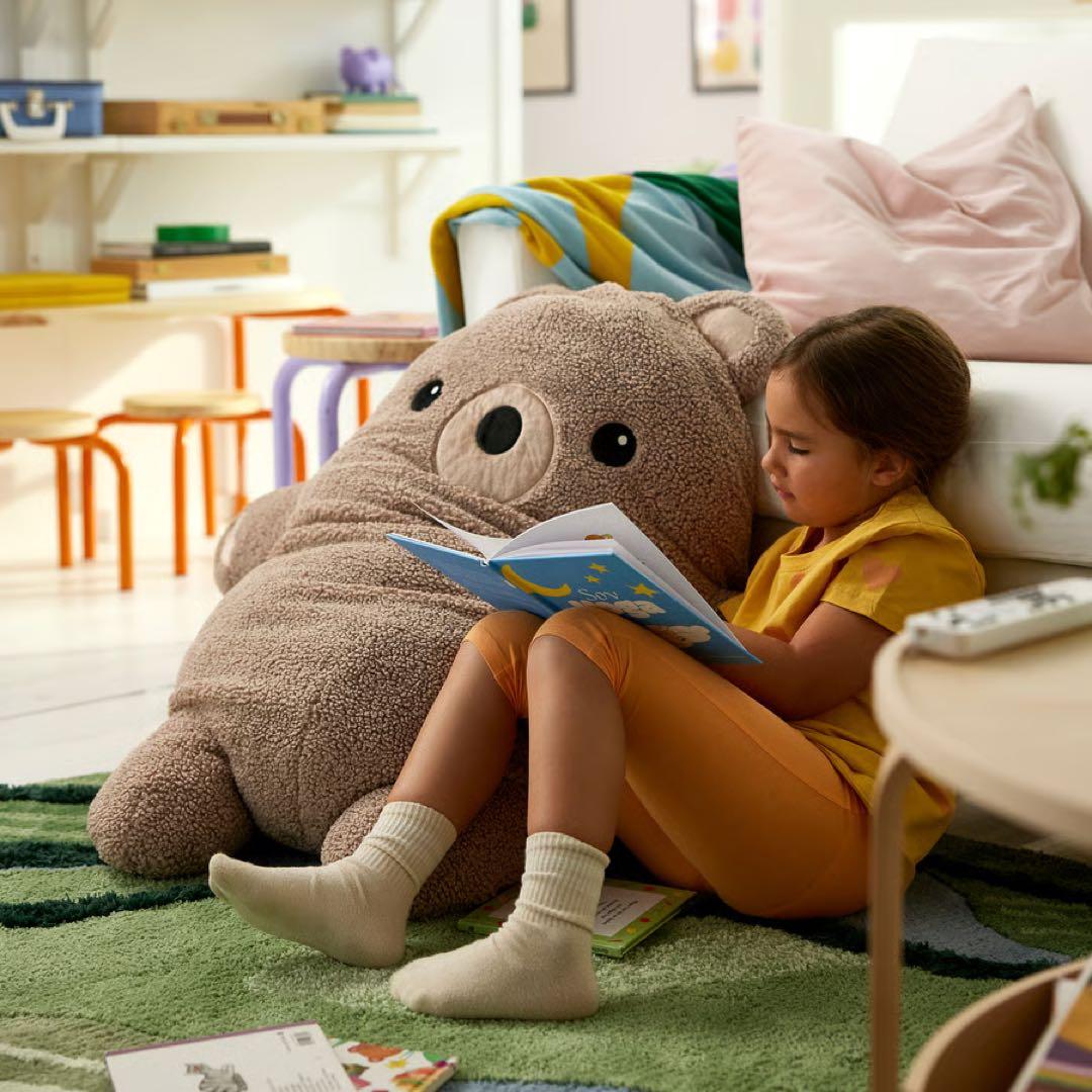 IKEA イケア　グレイシモイス　ぬいぐるみ　くまさん　体長100 cm